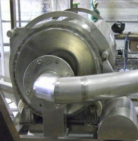 Estructura de acero en planta industrial